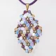Symphony - Shea Rhombus M-Purple Suedine - 2
